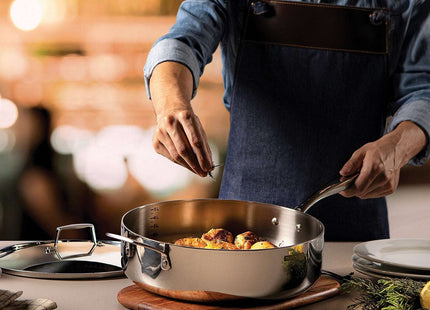 Tramontina 3-Ply Stainless Steel 6 Pcs. Cookware Set