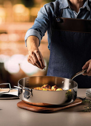 Tramontina 3-Ply Stainless Steel 6 Pcs. Cookware Set - Tramontina Store UK