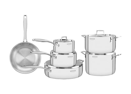 Tramontina 3-Ply Stainless Steel 6 Pcs. Cookware Set Tramontina Store