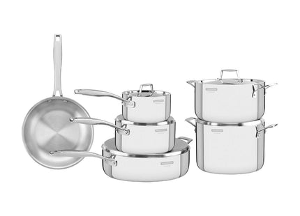 Tramontina 3-Ply Stainless Steel 6 Pcs. Cookware Set