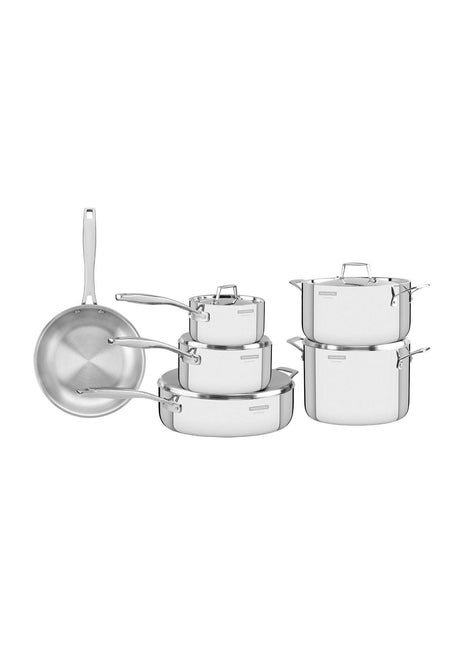 Tramontina 3-Ply Stainless Steel 6 Pcs. Cookware Set - Tramontina Store UK