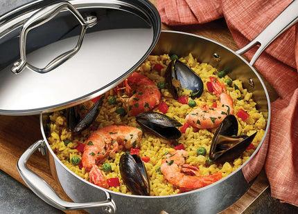 Tramontina 3-Ply Stainless Steel 6 Pcs. Cookware Set