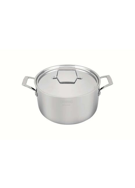 Tramontina 3-Ply Stainless Steel Deep Casserole 20cm (3.8l) - Tramontina Store UK