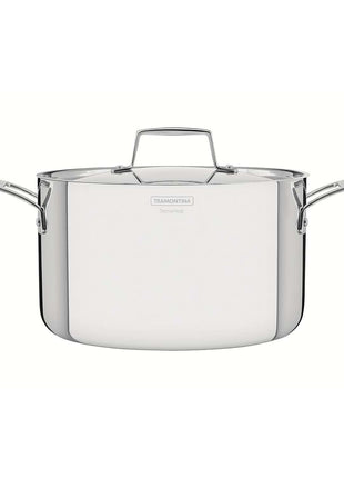 Tramontina 3-Ply Stainless Steel Deep Casserole 20cm (3.8l) - Tramontina Store UK