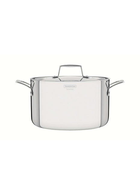 Tramontina 3-Ply Stainless Steel Deep Casserole 20cm (3.8l) - Tramontina Store UK