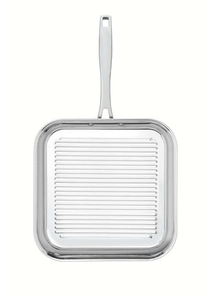 Tramontina 3-Ply Stainless Steel Griddle Pan 28cm (1.9l) - Tramontina Store UK