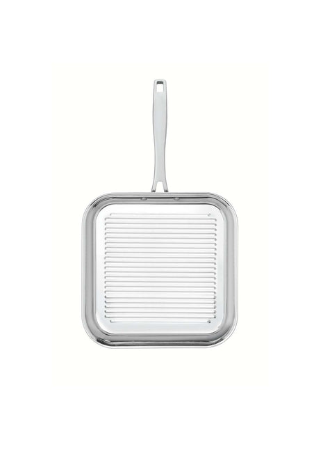 Tramontina 3-Ply Stainless Steel Griddle Pan 28cm (1.9l) - Tramontina Store UK