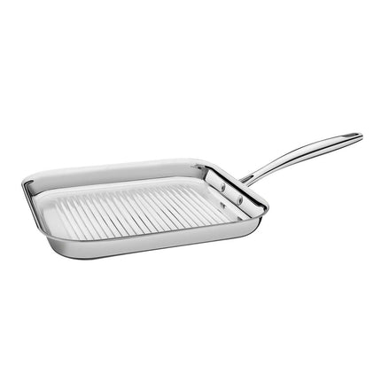 Tramontina 3-Ply Stainless Steel Griddle Pan 28cm (1.9l) - Tramontina Store UK