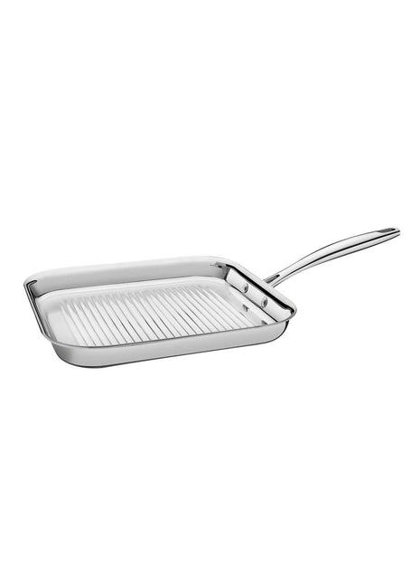 Tramontina 3-Ply Stainless Steel Griddle Pan 28cm (1.9l) - Tramontina Store UK