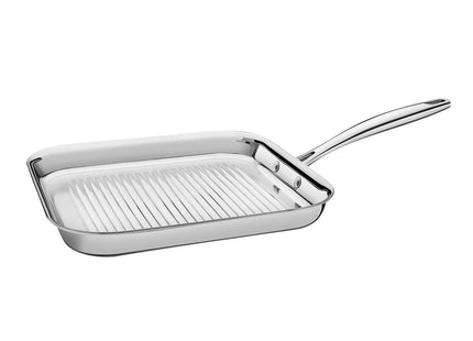 Tramontina 3-Ply Stainless Steel Griddle Pan 28cm (1.9l)