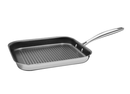 Tramontina 3-Ply Stainless Steel Non-Stick Griddle Pan 28cm (1.9l) Tramontina Store