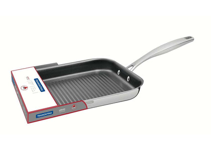 Tramontina 3-Ply Stainless Steel Non-Stick Griddle Pan 28cm (1.9l)